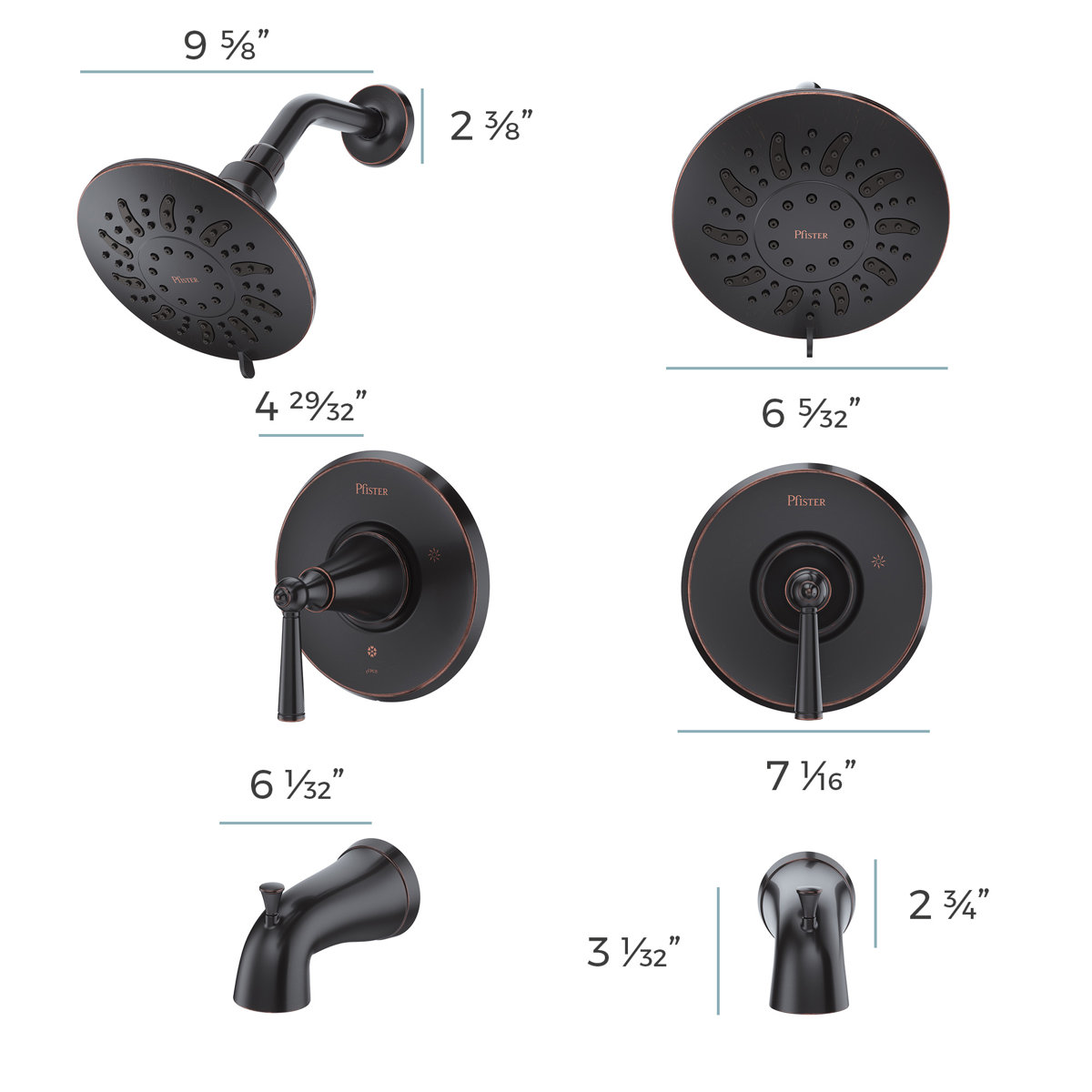 Pfister Saxton Tub/Shower Trim Kit & Reviews Wayfair